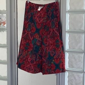 Coldwater Creek size L skirt, multicolor